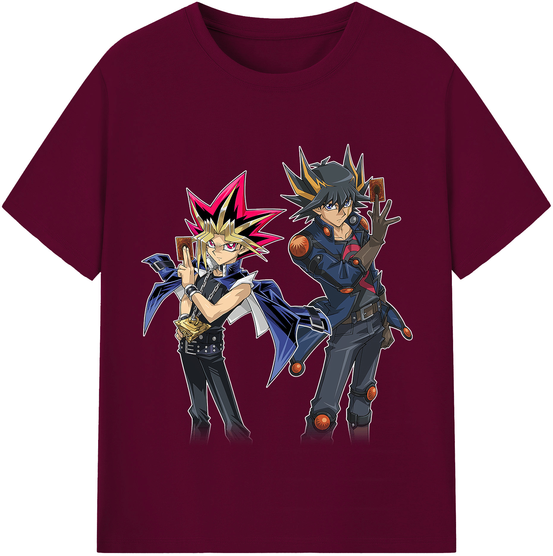 （画像用） 遊☆戯☆王 Yu-Gi-Oh! レディースカジュアルプリントTシャツ（綿100％）